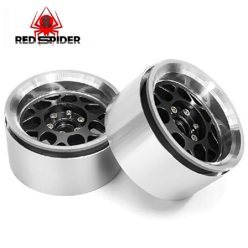 레드 스파이더 1/8 스케일 금속 휠 허브 등산 자동차 탱크 R283 Crossrc 파이프 프레임 원격 제어 장난감 부품 액세서리