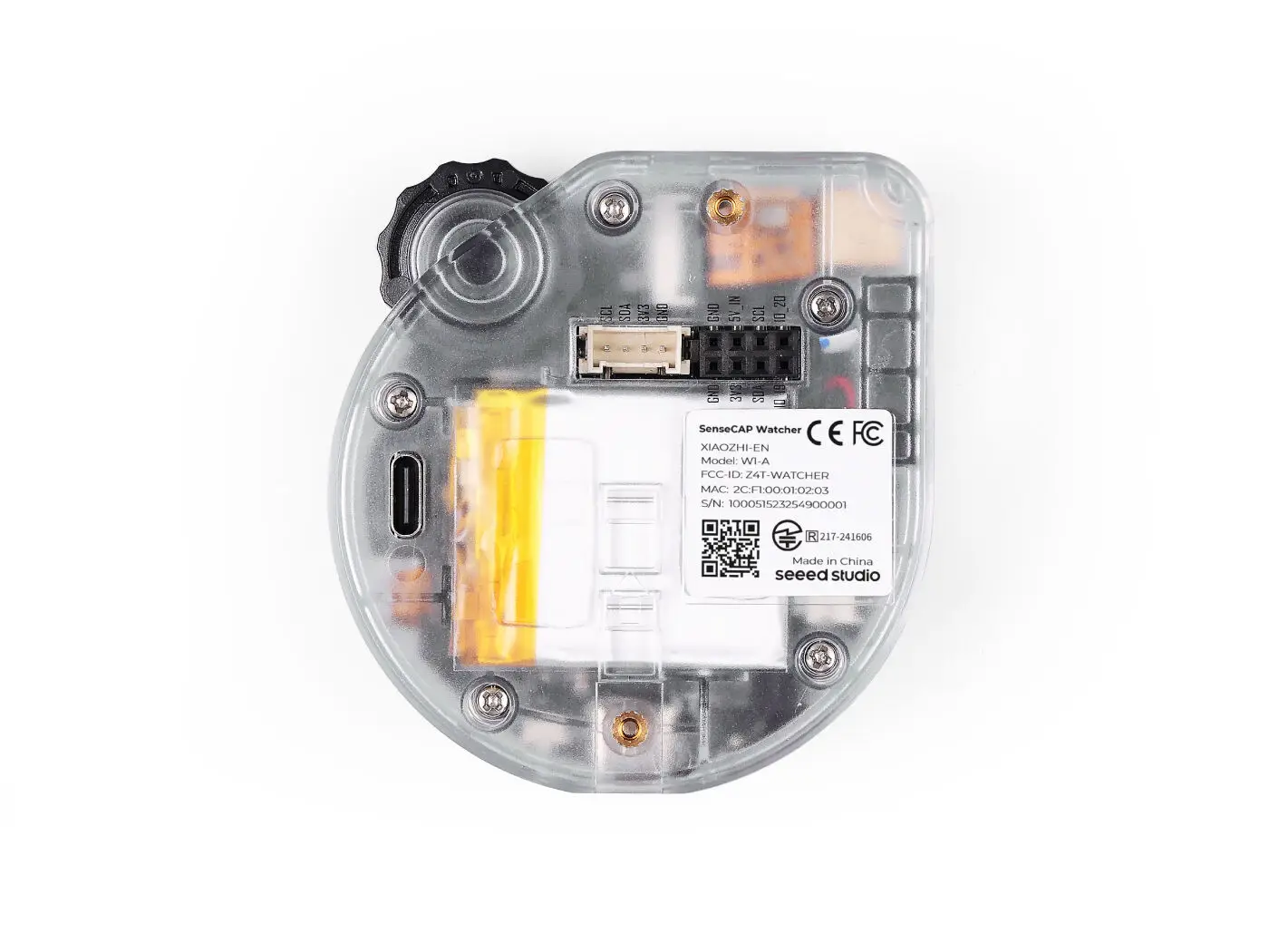 Picture 5: SenseCAP Watcher XiaoZhi AI Device Voice Assistant Smart Home,LLM, Camera,Face Recognition Visual Wake-Up,Multilingual,ESP32S3