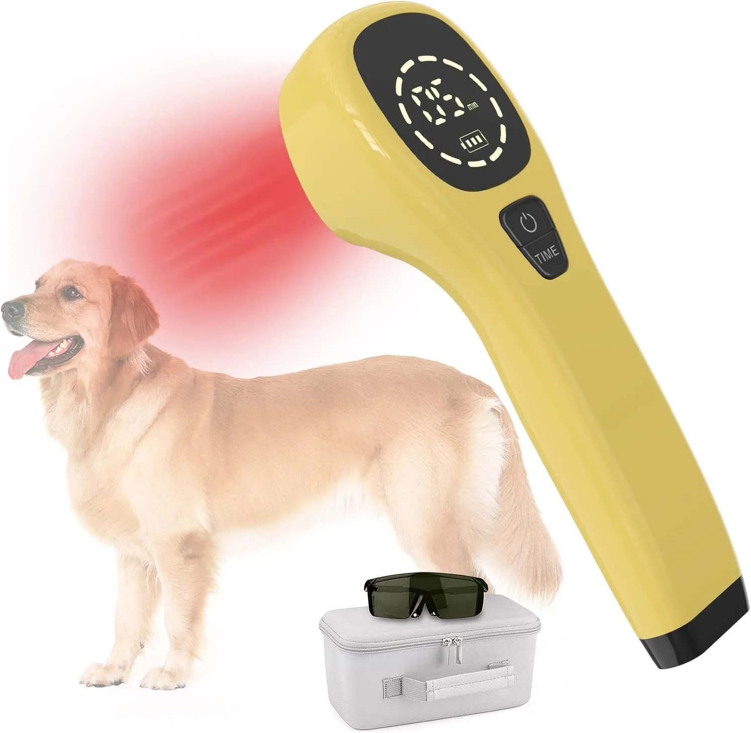 Cold Laser Therapy Vet Device for Pets 2x808nm Red Light Therapy Devices for Pain Relief Home Light Therapy for Dogs Cats Horses