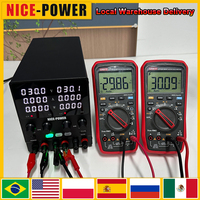 BR/US/PL/ES/RU/MX Local Warehouse Fast Delivery DC Power Supply 30V 10A 300W Lab Voltage Regulator Dual-channel INDEP/PAR/SER