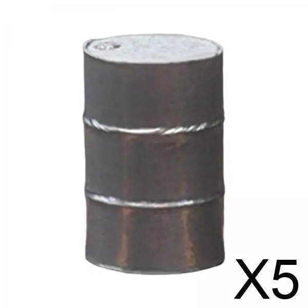 

1/64 Hand Painted Miniature Model Resin Oil Barrel Figurine Heavy Duty Toy Accessory Layout Ornaments for Home Decoration