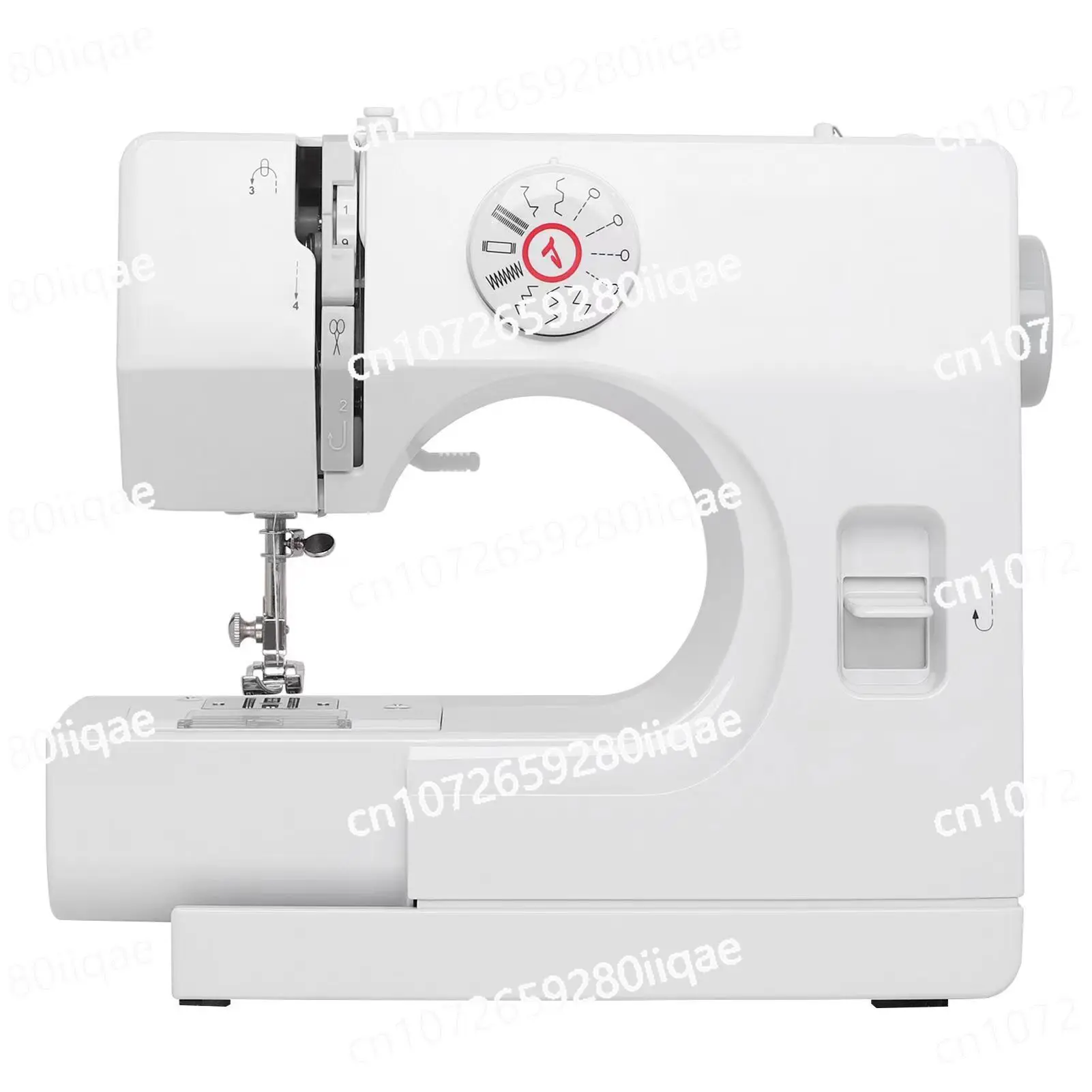 Household Sewing Machine Portable Electric Sewing Machines with 12 Built-in Stitch Patterns Light Adjustable Speed Control