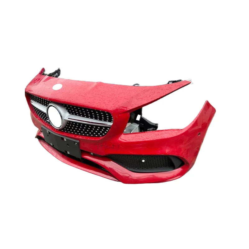 For Mercedes Benz CLA W117 front bumper assembly with radiator and headlights