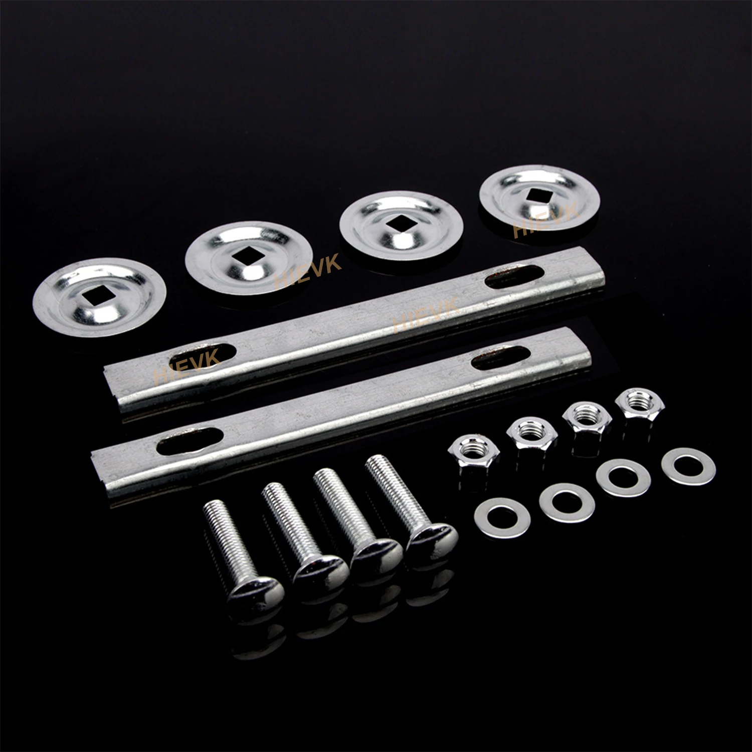 Universal Motorcycle 28L-100L Tail Top Box Trunk Luggage Case Screw Spacers Bolts Set Bottom Base Plate Mounting Bracket Hook