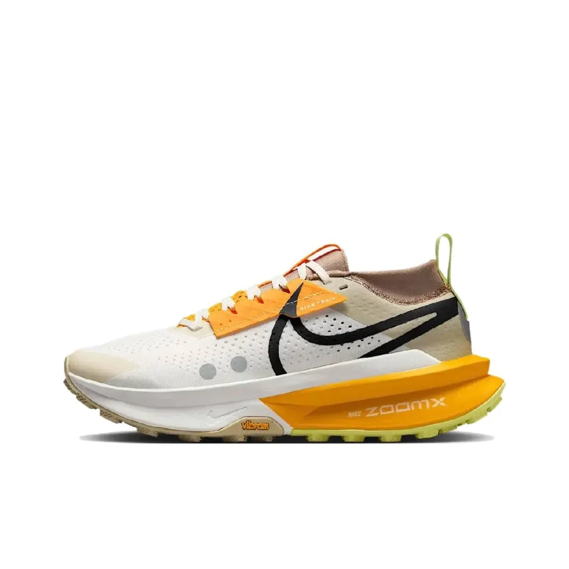 Nike Zegama 2 Low top Trail Running Shoes Women's White Gray Yellow FD5191-005