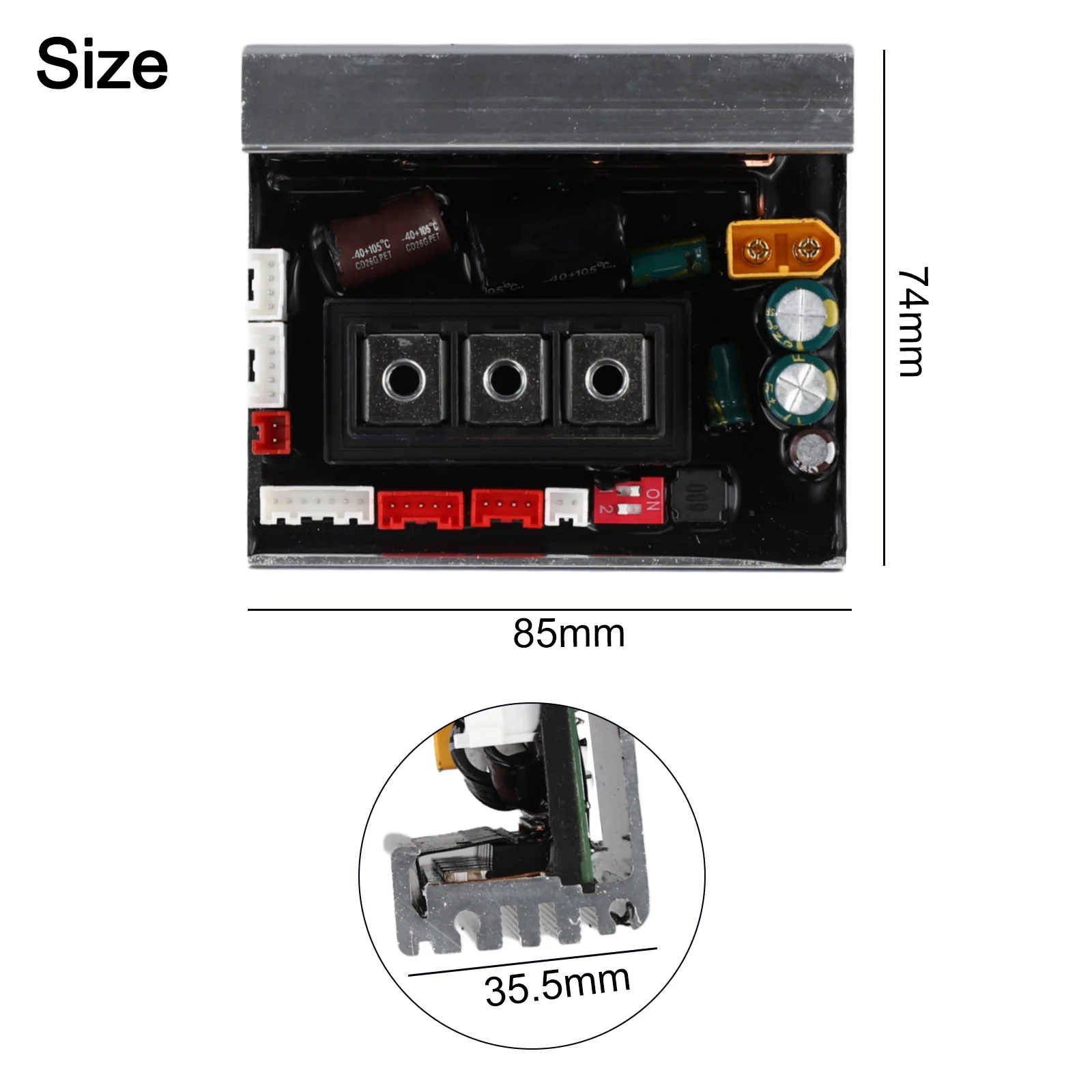 Electric Scooter Aluminum Controller Motherboard Wear-resistant Black  OEM Control PCB For Ninebot F2 Pro Accessories