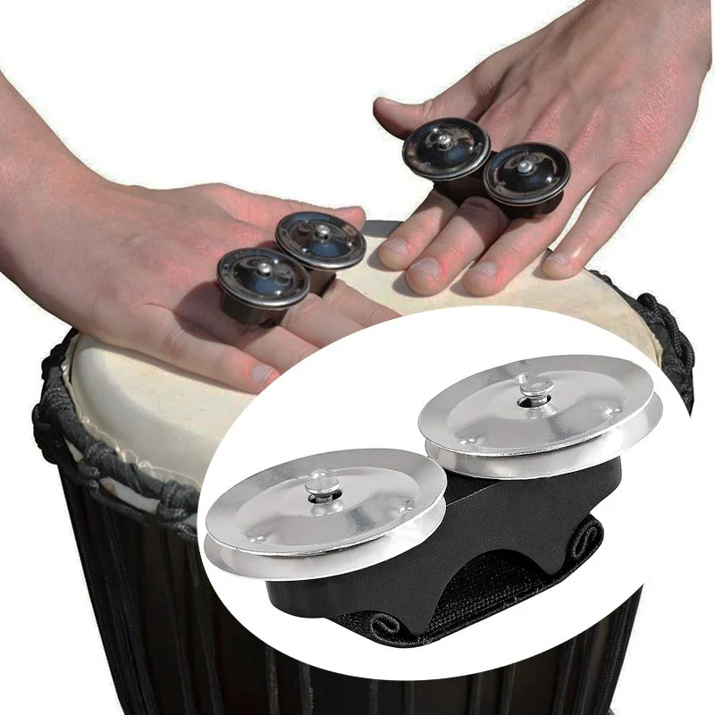 Finger Bells Drum Metal Hand Cranked Box Tapping Sand Ball Shake Soundboard Companion Mini Novelty Musical Portable Desktop Gift