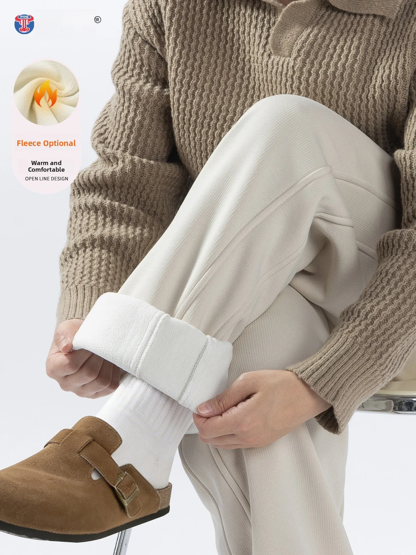 

Мужские спортивные брюки American Sle Khaki с изогнутым кроем, свободные, прямые, зимние, утепленные, повседневные, длинные