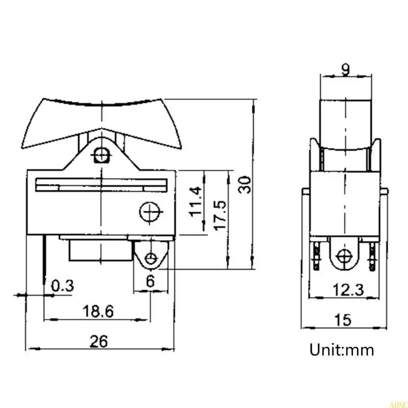 A0NC Negro rojo rojo secador cabello cabello Interruptor en apagado botella agua caliente calentador botella 3