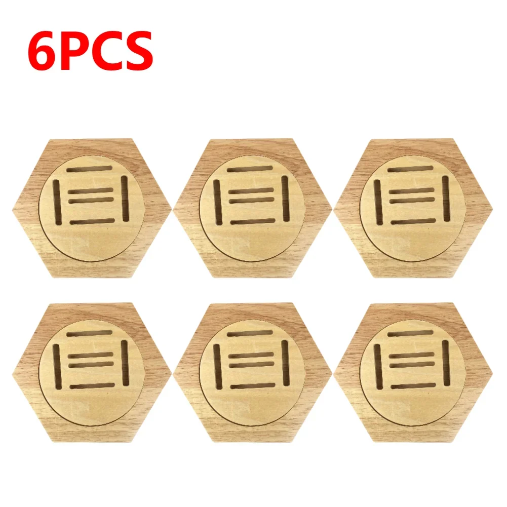 1-10 Stuks Houten Medaille Display Racks Zeshoekige Honingraat Medaille Display Stand Honingraat Combinatie Medaille Houder Wanddecoratie