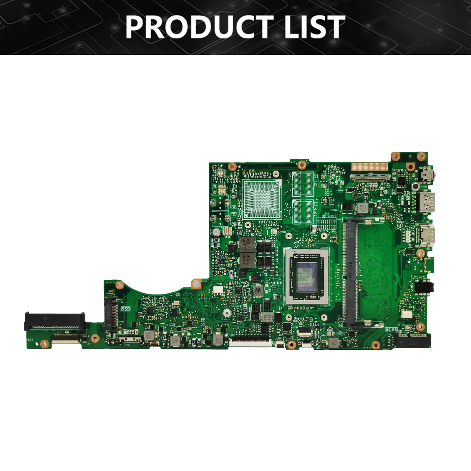 Imagem -06 - Placa-mãe Portátil para Asus Mainboard X411qa X411qr X411q A12-9720p 4gb de Ram