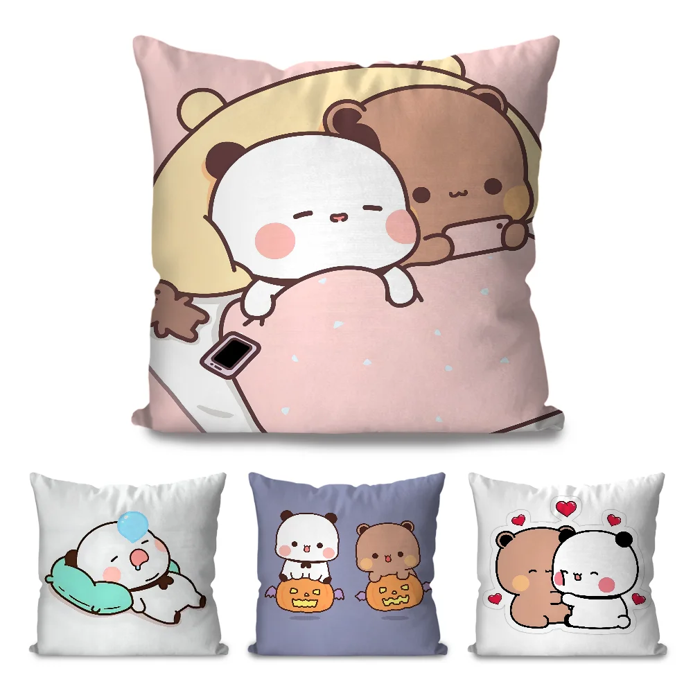 

Cute Bubududu Pillow Case Hot Game Pillow Covers Cartoon Sofa Decorative Home Double-sided Printing Short Plush