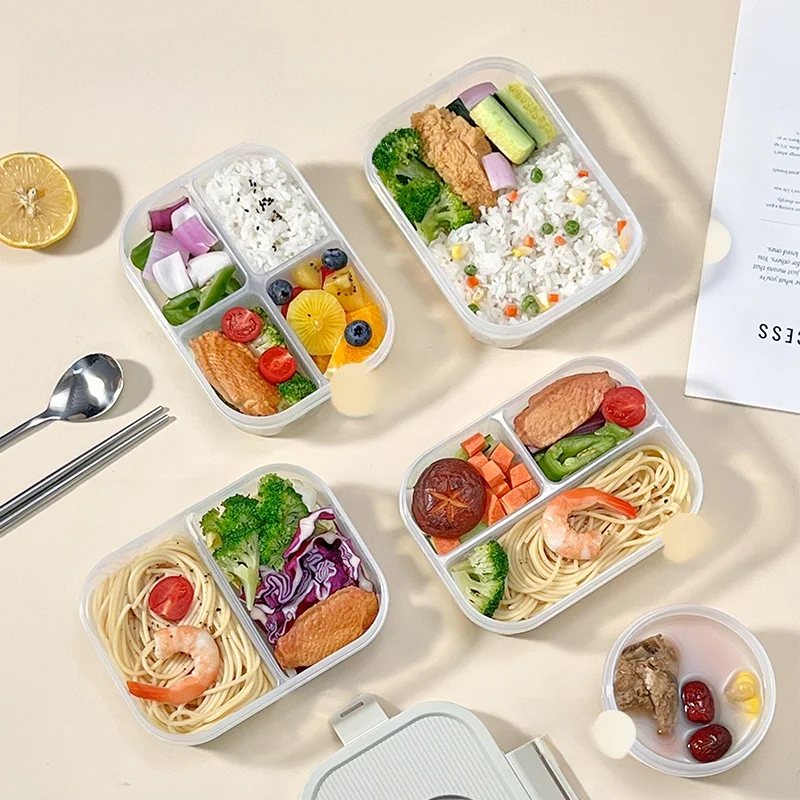 

Office Workers Lunch Box with Meal Bowls Utensils Microwave Se Special Bowl Students Separation Bento Box Fren Box