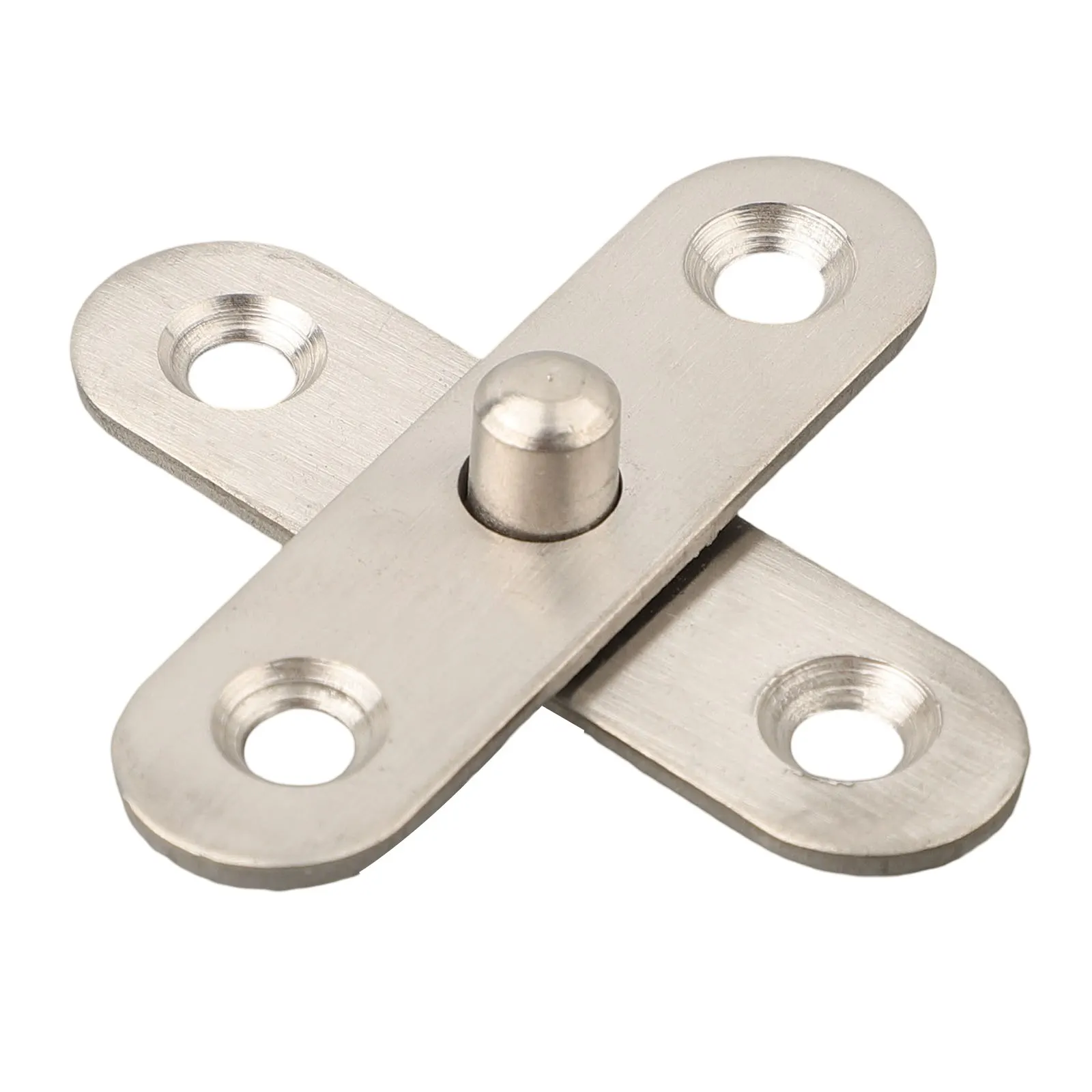 Hinge Rotating Internal Door Wooden Door 360 Degree Accessories Door Hardware 2pcs Hinge Pivot Repair Rotary Silver