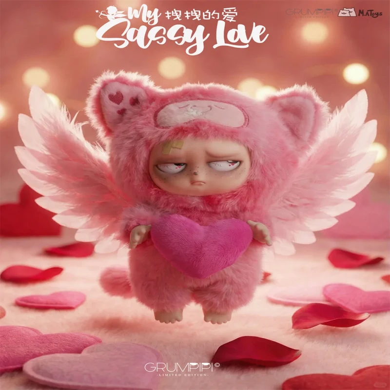 En stock: Sleepless Grumpipi V2, Serie My Sassy Love, Caja Sorpresa, Edición Limitada de San Valentín, Peluche, Muñeco Adorable, Figura Colgante, Juguetes, Regalo