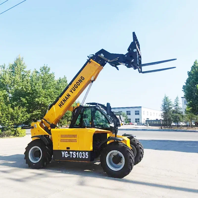 Smart Telehandler 4.5T 16m Lift IoT Remote Monitoring 5G Connectivity Predictive Maintenance Enabled