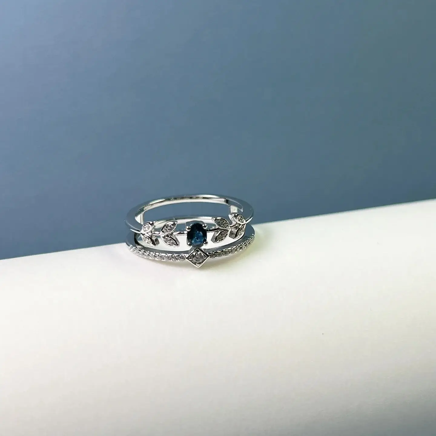 ht25-solid-925-sterling-silver-023ct-blue-sapphire-gemstones-rings-for-female's-classic-cocktail-rings