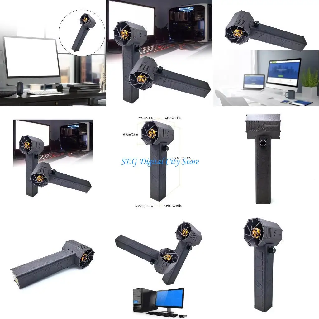 U75B Jet Fan XL منفاخ قوي صغير الحجم، مروحة أنبوبية سريعة السرعة، مروحة بدون فرشاة مقاس 66 مم وسرعة 60000 دورة في التنظيف