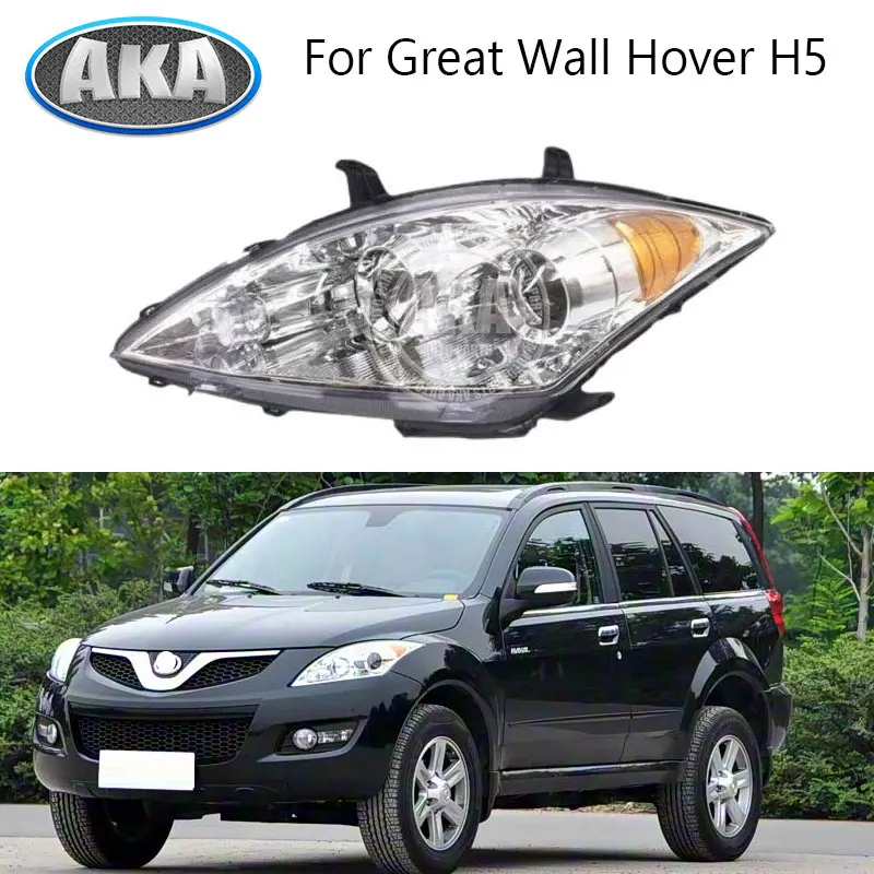 

Front Bumper Headlight For Haval H5 Great Wall Hover H5 Head Light Front Lamp Assembly