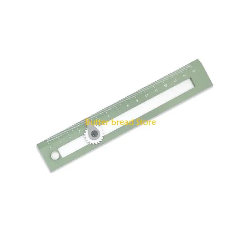 

W89C 2 in 1 Ruler with Circle Drawing Tool Set Sliding Holder Design for Student Carpenter Architect Engineer