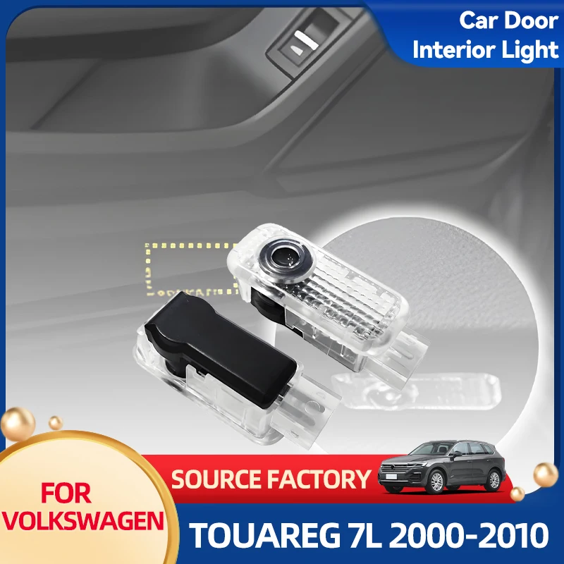 

Горячая продажа 2026 для VW VOLKSWAGEN, автомобильный мусор, светодиодный автомобильный дверной светильник, приветственный призрак, тень, проектор, аксессуары для VW Touareg 7L 2004-2010