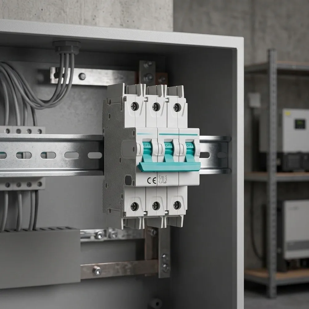 3P DC 1500V For photovoltaic Circuit Breaker FXBS1 63PV with 6kA Short Circuit Interruption for Solar Farm Applications