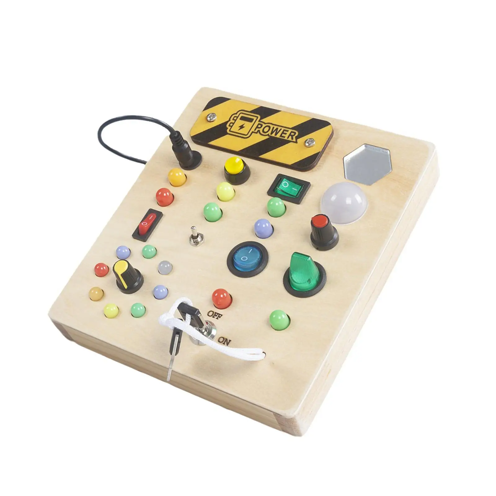 LED Toy Busy Board para celebrações, atividades Montessori, presentes aniversário