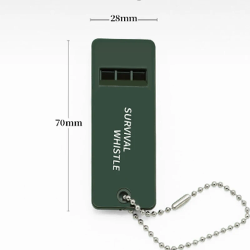 1-50 Buah Peluit Desibel Tinggi Peluit Bertahan Hidup Gantungan Kunci Wasit Berkemah Mendaki Luar Ruangan Peluit Bertahan Hidup Darurat Alat Pertolongan Pertama