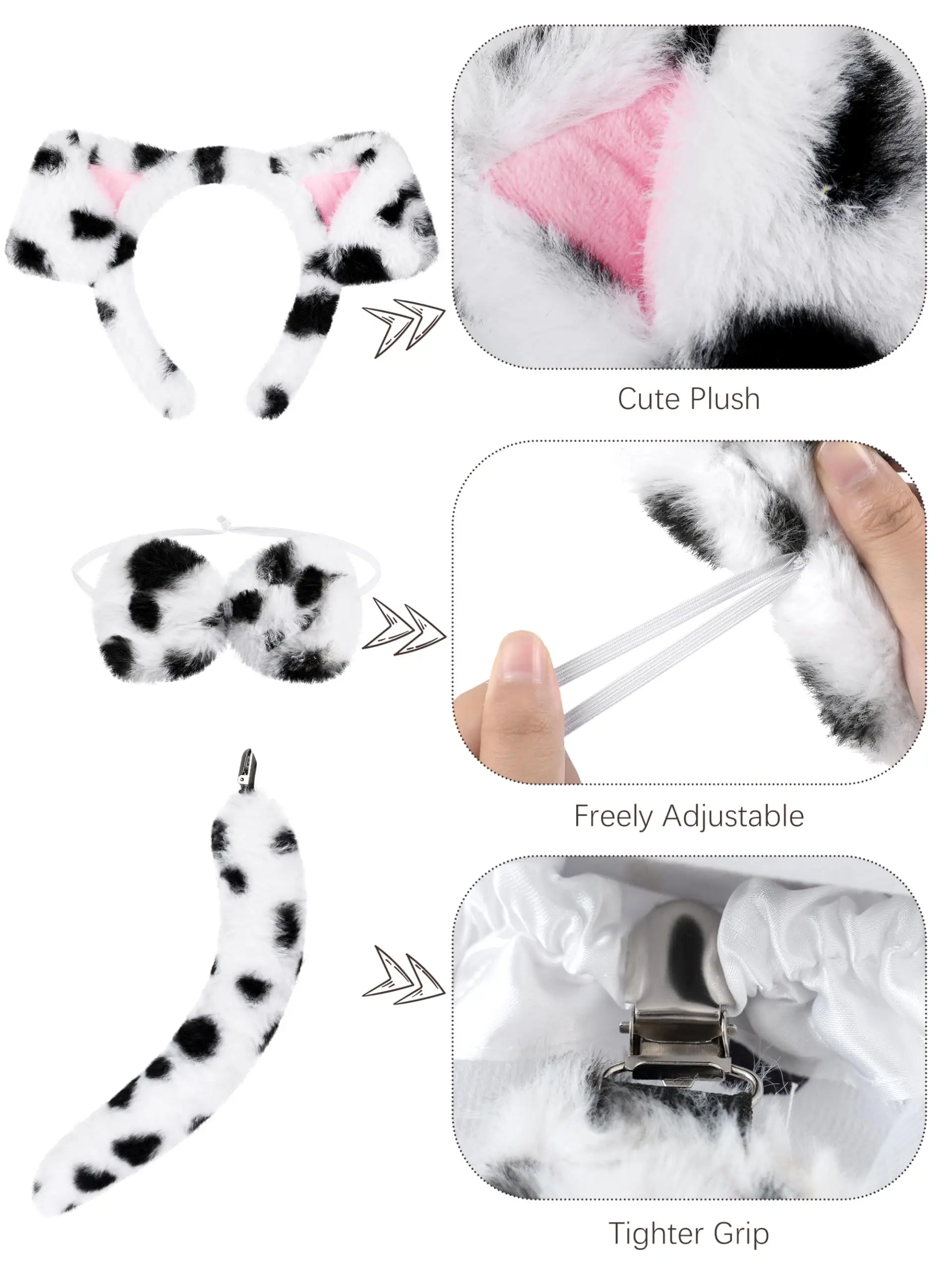 100-dagen School Dalmatische kostuum voor kinderen, meisjes Katoenen kostuum Dalmatische kostuumset T-shirt Tutu Tutu legging