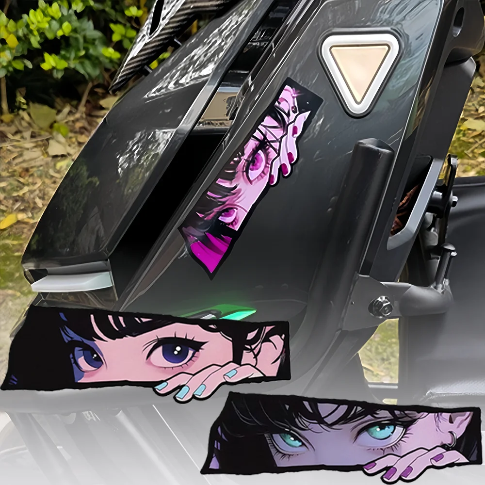 

1 шт. Аниме-наклейка JDM Gaze Kill, водонепроницаемая виниловая наклейка для мотоциклетного обтекателя, топливного бака, заднего багажника, автомобильного окна, багажника