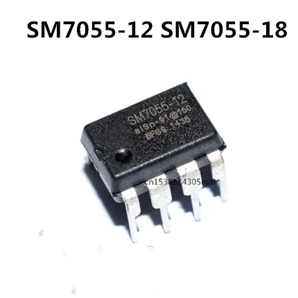 Original 5pcs/ SM7055-12  SM7055-18   DIP-8