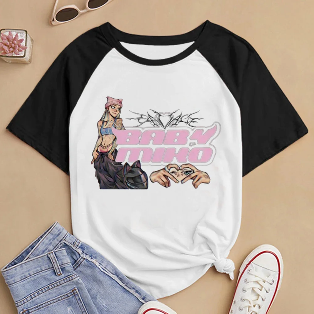 

Young Miko t-shirts women designer t-shirts female funny 2000s streetwear clothing