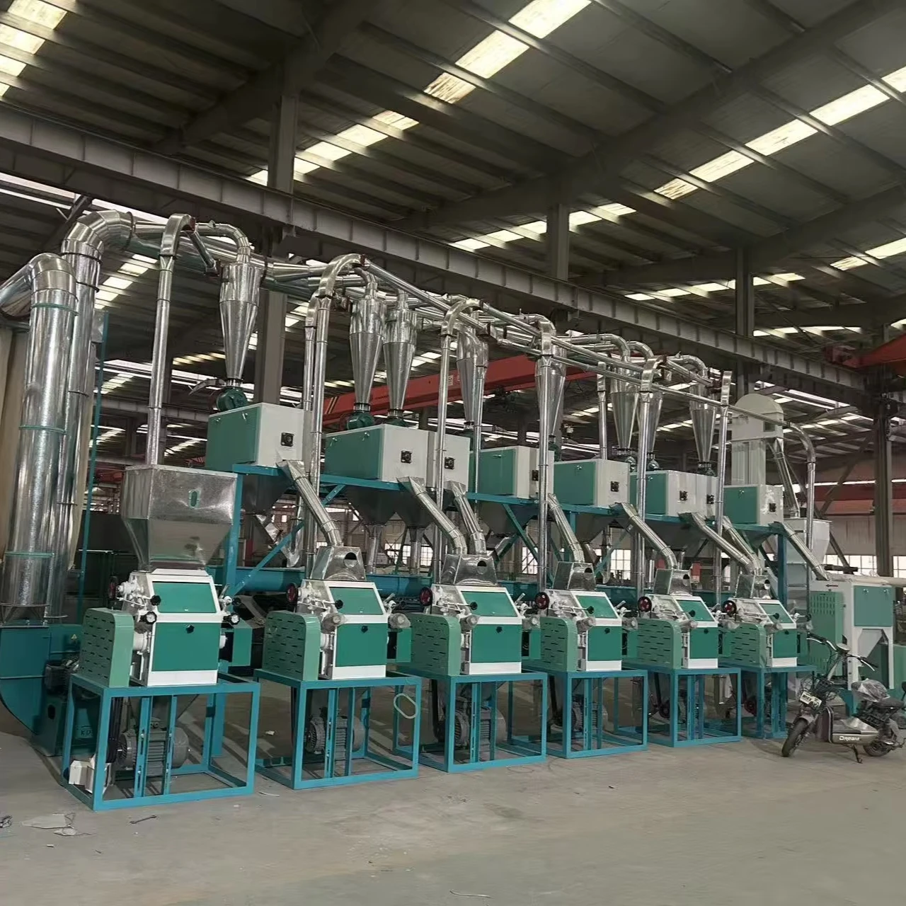 High Precision Motorized Stone Mill Flour Machine Traditional Stone Roller Low Speed Multifunctional Aromatic Flour 20ton/day