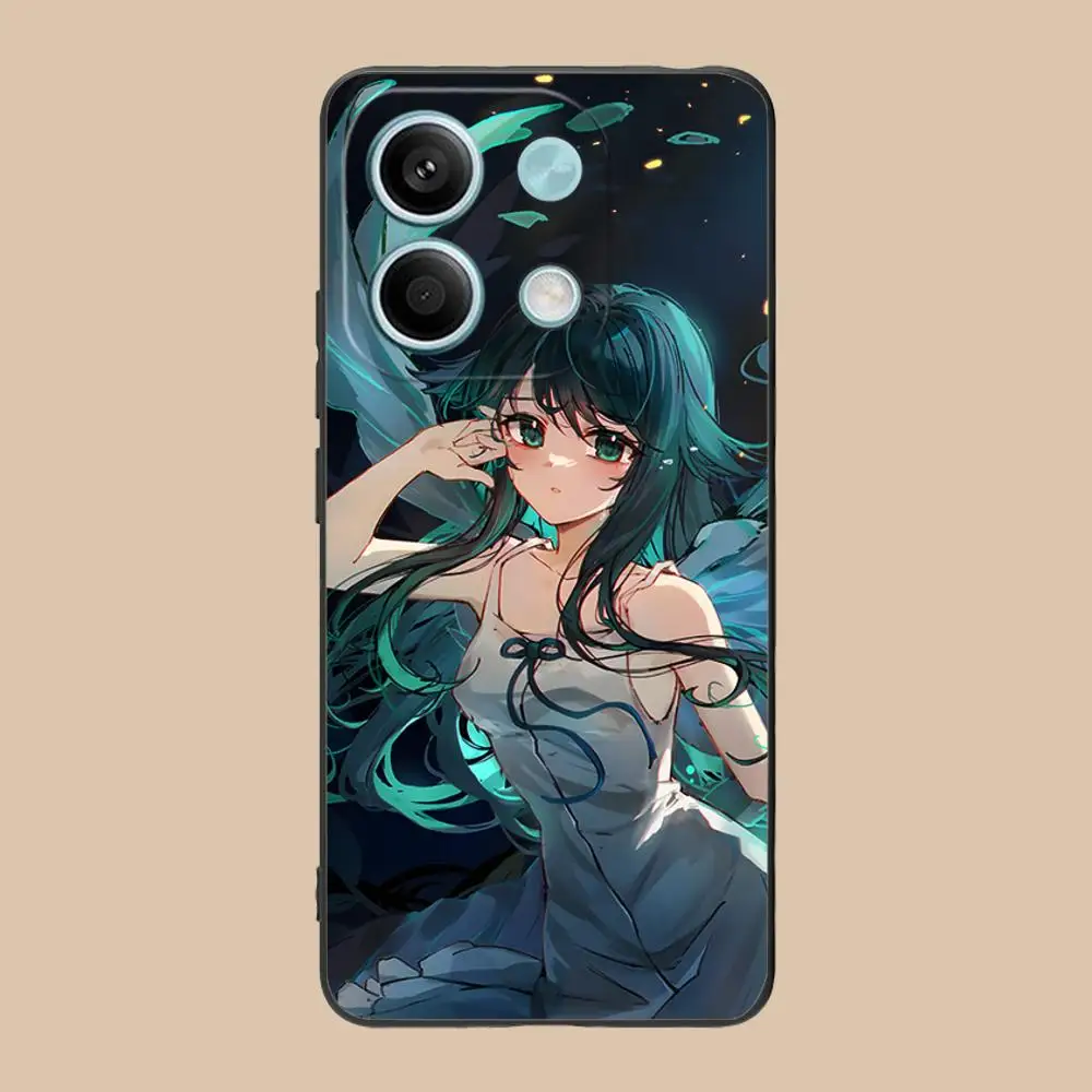 Saya no Uta حافظة هاتف محمول لهاتف POCO M7 M6 M5 M4 M3 X7 X6 X5 X4 X3 Pro GT 5G غطاء طباعة ملون للهواتف المحمولة الفاخرة الجميلة