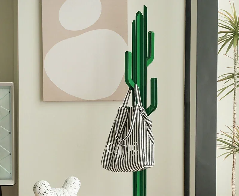 Creative cactus coat rack ins modern simple household small apartment floor-to-ceiling bedroom hanger