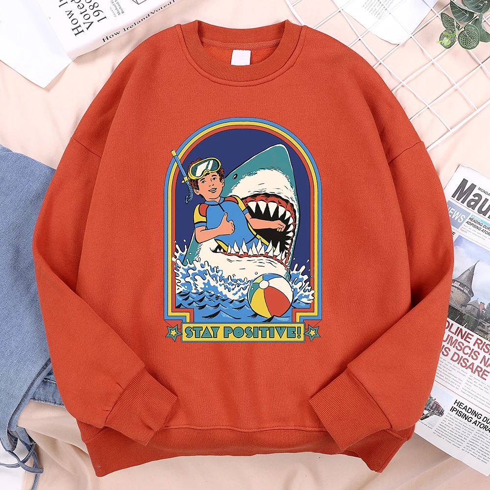 Being In A Desperate Situation Stay Positive Männer Hoodie Casual Fleece Sweatshirt Herbst Warme Pullover Mode Lose Sportswears – Detail 38