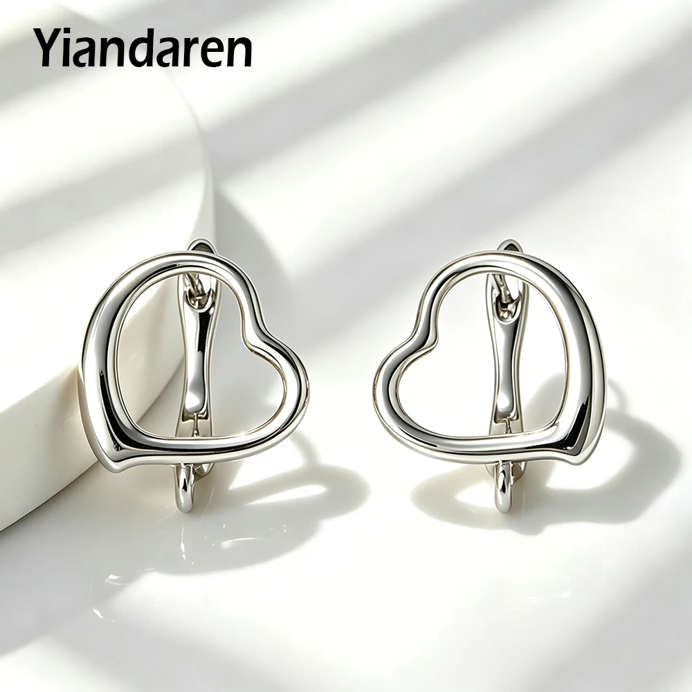 NUEVOS ganchos para pendientes de latón con baño de oro de 18 quilates o rodio, con forma de corazón, ideales para la creación de pendientes colgantes y otros accesorios de joyería para bodas.