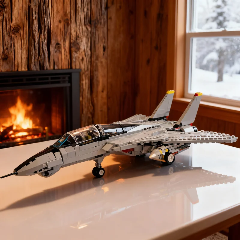 

1505pcs MOC Tomcat 1 Scale Starfighters Jolly Rogers Model Building Blocks Toy Christmas Gift Construction DIY Creative Idea