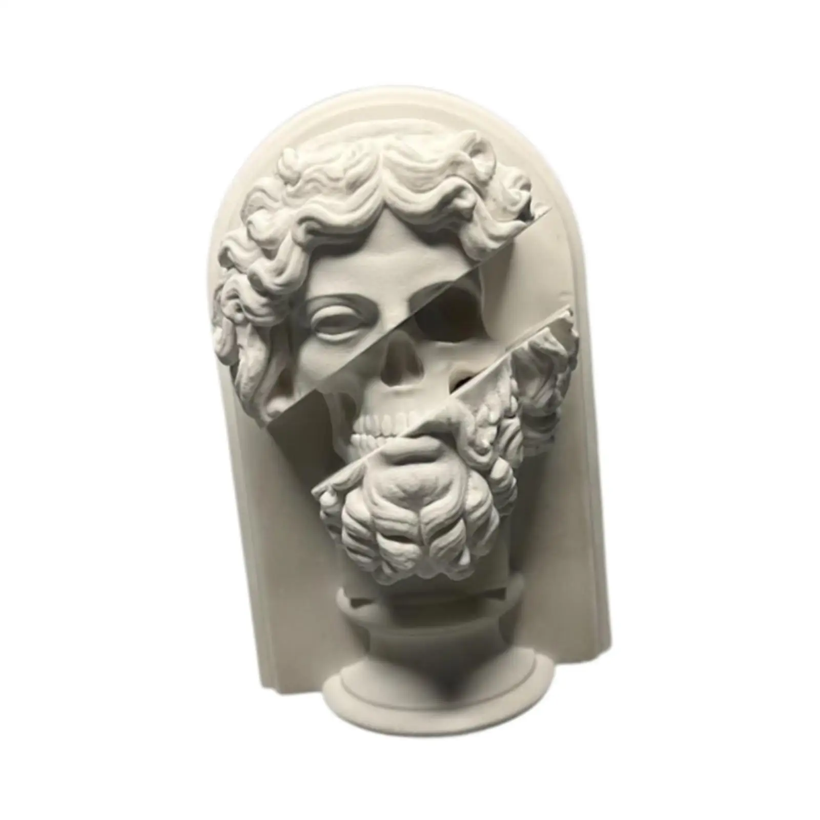 Greek God Statue Greek Plaster Statue for Office Coffee Table Bookshelf