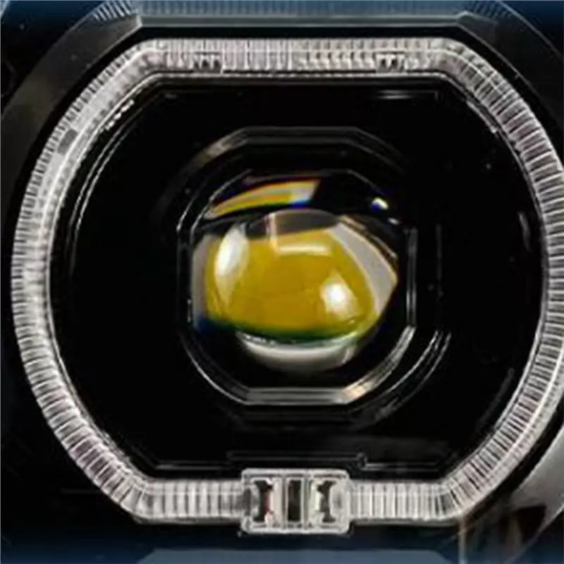 Leading-Car Front Headlamp 7 Inch LED Square Headlights Dual Color For Jeep Wrangler