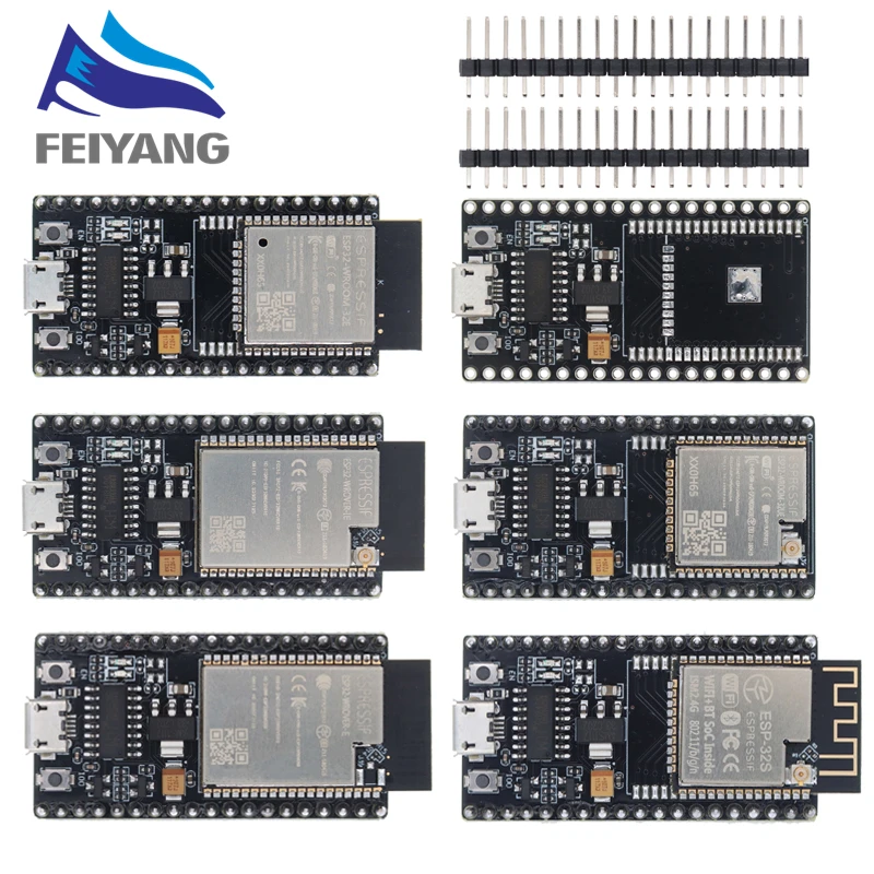 ESP32/ESP-32S Development Board NodeMCU-32S CH340 MICRO USB WiFi+Bluetooth Ultra-Low Power Consumption Dual Core ESP ESP32-WROOM