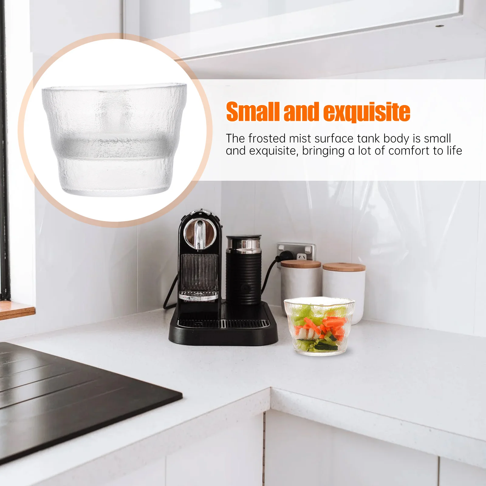 

1Pcs Glass Pickle Jar Clear Transparent Sealing Storage Container Household Food Jar Pickle Holder Pickled Storage Bowl