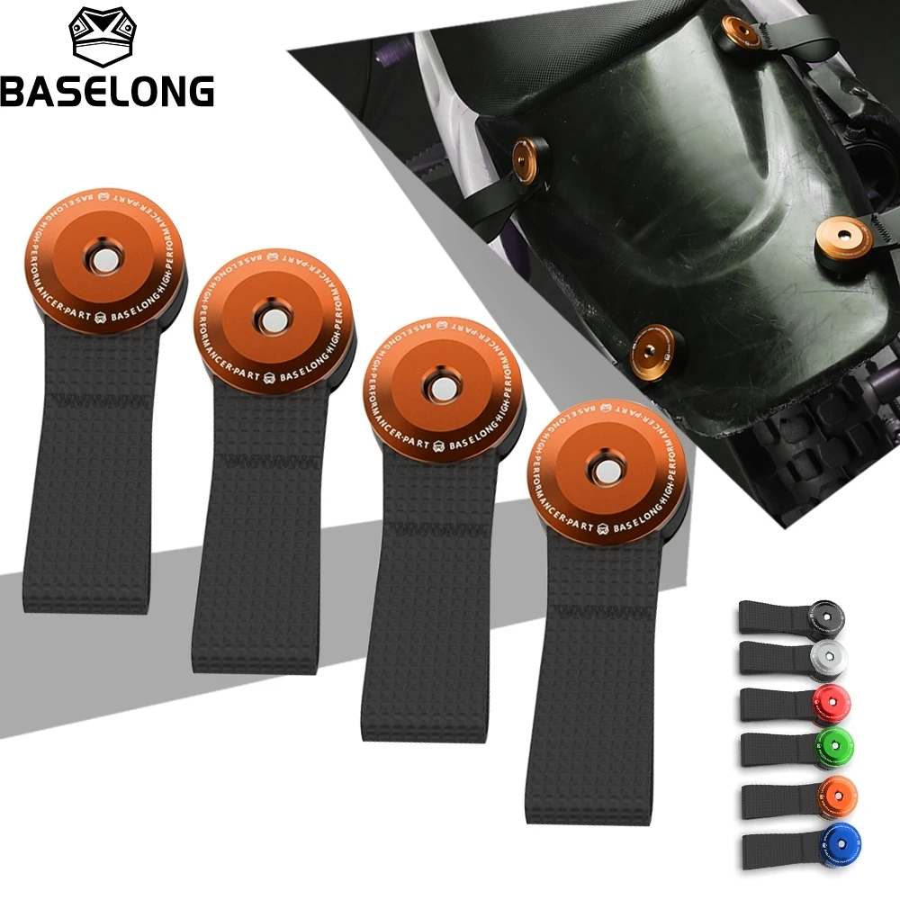 

For KTM 65XC 85XC 105XC 150XC 200XC 250XC 300XC 450XC 525XC 450XCRW 530XCRW 2003-2025 2024 Rear Luggage OS-Rack Loops 6mm Holes