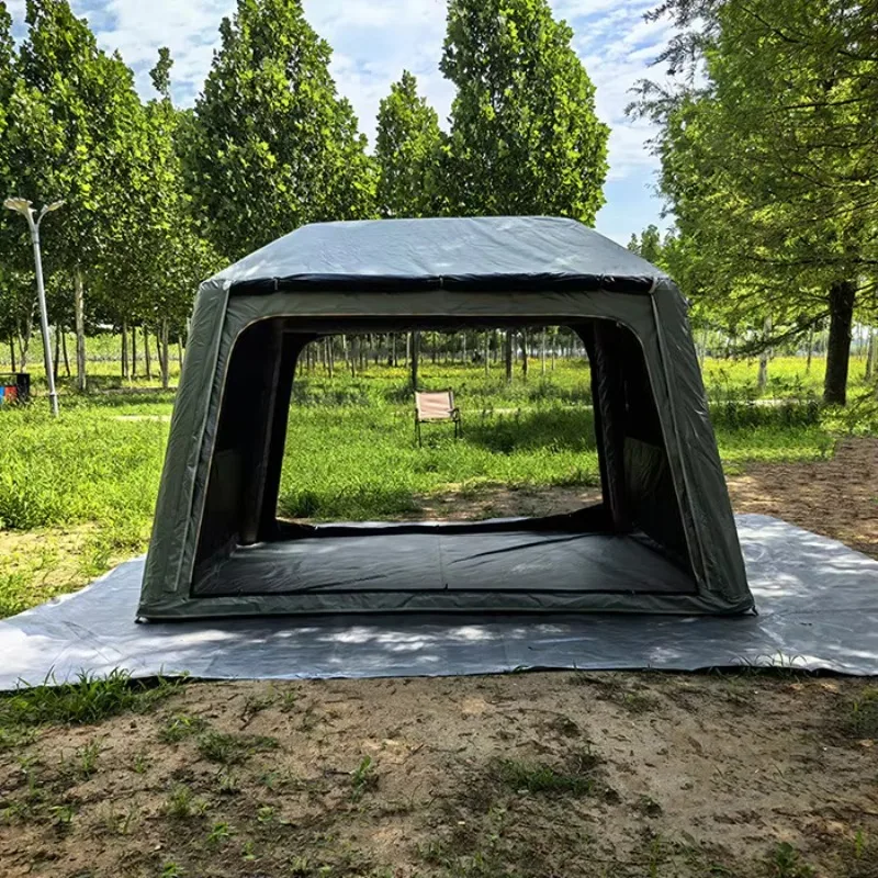

Роскошная надувная палатка для кемпинга из оксфорда, всесезонная, камуфляжная, водонепроницаемость 3000+, быстрое автоматическое раскладывание, портативная, для приготовления пищи