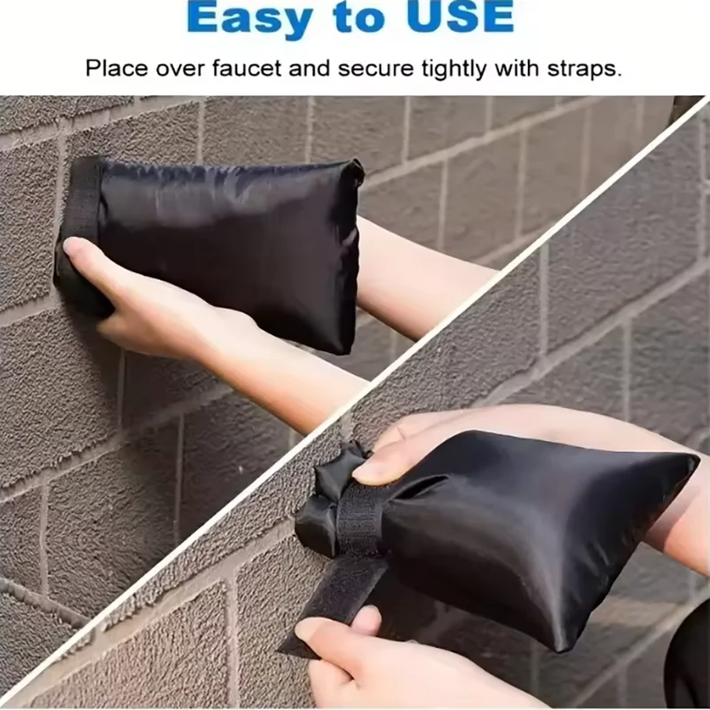 2 قطعة غطاء الصنبور الخارجي سميكة غطاء الصنبور في الهواء الطلق معزول مقاوم للماء غطاء الصنبور الخارجي حماية من التجميد انفجار