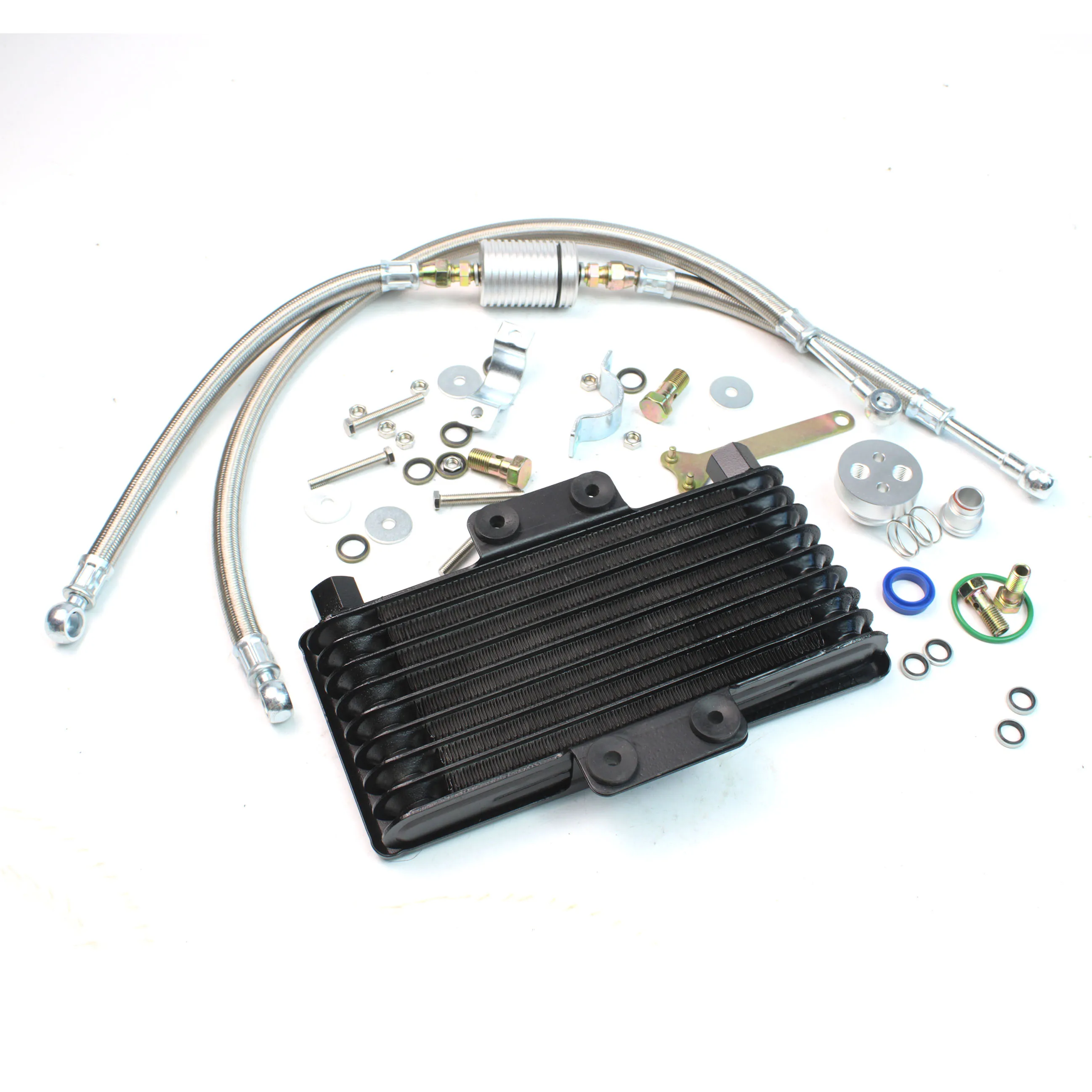Big Engine Accessories Oil Cooling Radiator Engine for CG CB Motorcycle ATV Modification Zongshen Loncin Lifan 150cc 200cc 250cc