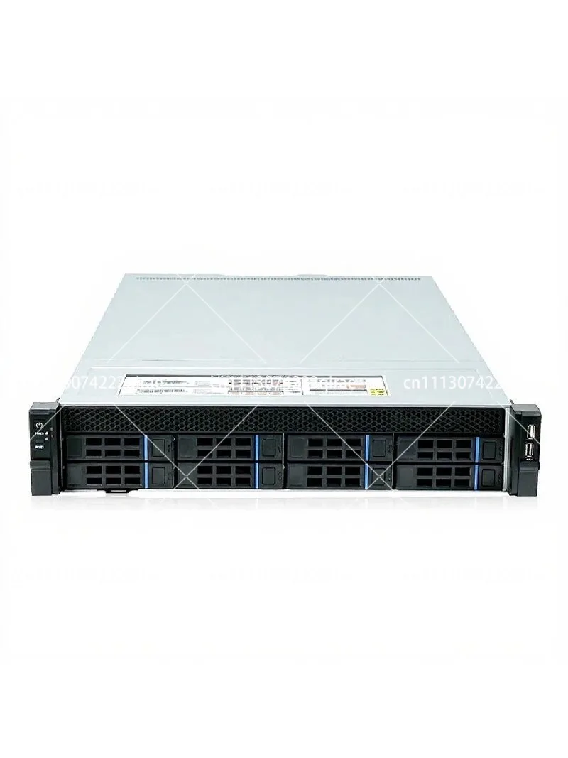 2U rack-mounted NAS server chassis - 8/12-bit optional, hot-swappable enterprise private cloud storage