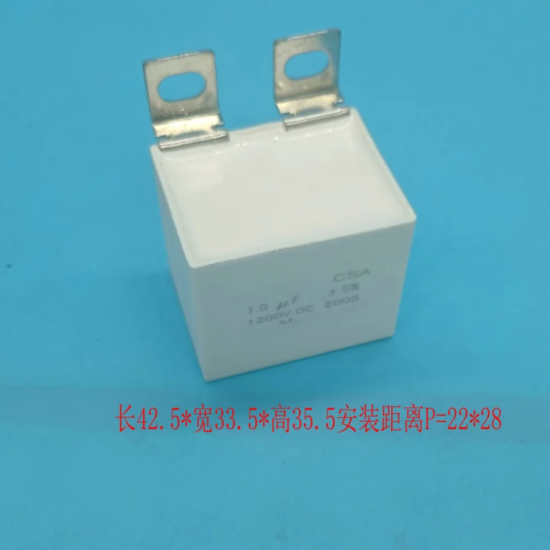 

1PCS IGBT high frequency absorption capacitor 1UF 1.0uf 105 1200VDC inverter high frequency power capacitor