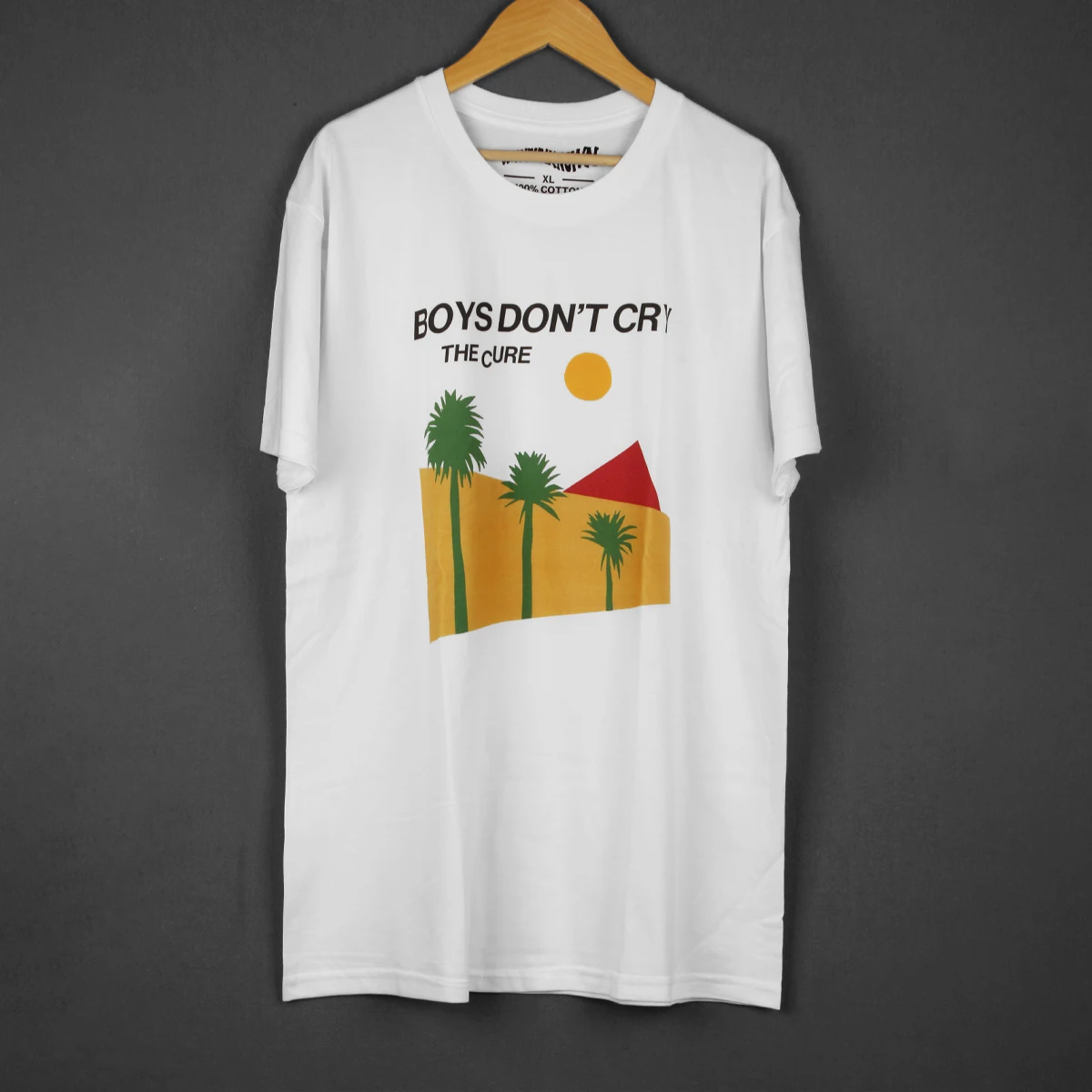 Boys Don't Cry The Cure T Shirt New Wave Post Punk Smiths Talking Heads Band Short Sleeves Men's Top Graphic Rock Printed Shirt