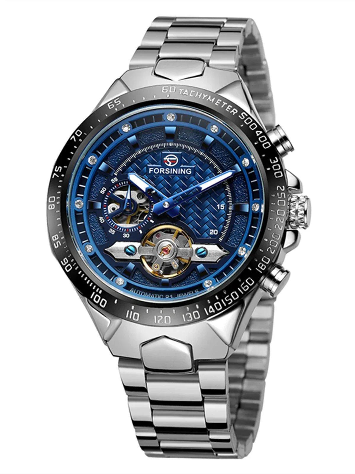 

2024 New Retro Men's Watches Luxury Quartz Watch Men Sport Chronograph Stainless steel 100M Waterproof Wristwatch